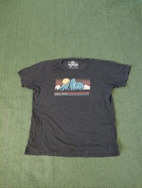 Pagosa Springs Colorado Mountains Nature Outdoors Black T Shirt Sz XL